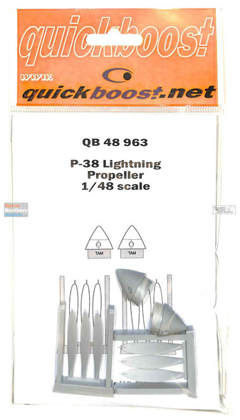 QBT48963 1:48 Quickboost P-38 Lightning Propellers (TAM kit)