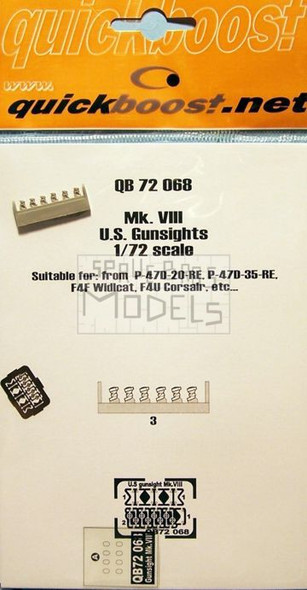 QBT72068 1:72 Quickboost Mk VIII US Gunsight #72068