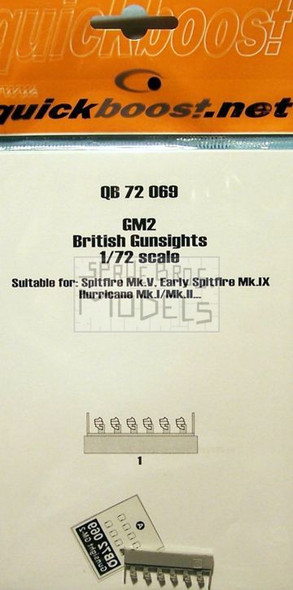 QBT72069 1:72 Quickboost GM2 British US Gunsight #72069