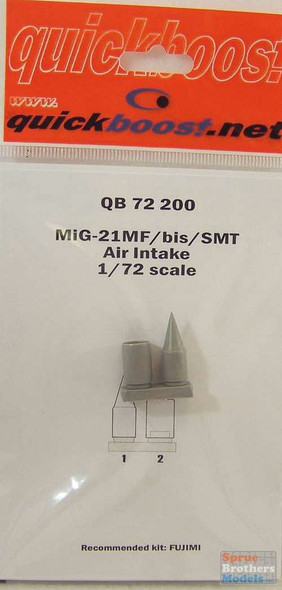 QBT72200 1:72 Quickboost MiG-21MF/bis/SMT Air Intake (FUJ kit) #72200