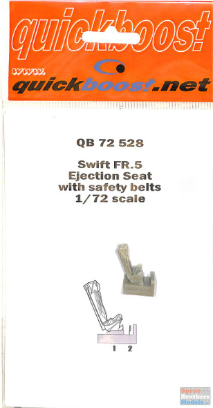 QBT72528 1:72 Quickboost Swift FR.5 Ejection Seat with Safety Belts