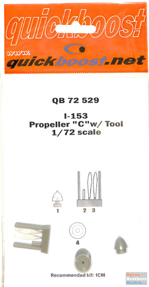 QBT72529 1:72 Quickboost I-153 Propeller "C" with Tool (ICM kit)