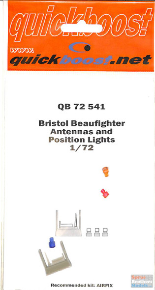 QBT72541 1:72 Quickboost Bristol Beaufighter Antennas & Position Lights (AFX kit)