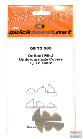 QBT72560 1:72 Quickboost Defiant Mk.I Undercarriage Covers (AFX kit)