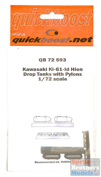 QBT72593 1:72 Quickboost Ki-61-Id Hien Drop Tanks with Pylons (TAM kit)