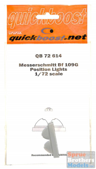 QBT72614 1:72 Quickboost Bf 109G Position Lights (TAM kit)