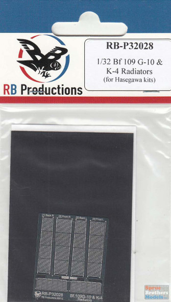 RBPP32028 1:32 RB Productions - Bf 109G-10 & K-4 Radiators (HAS kit)