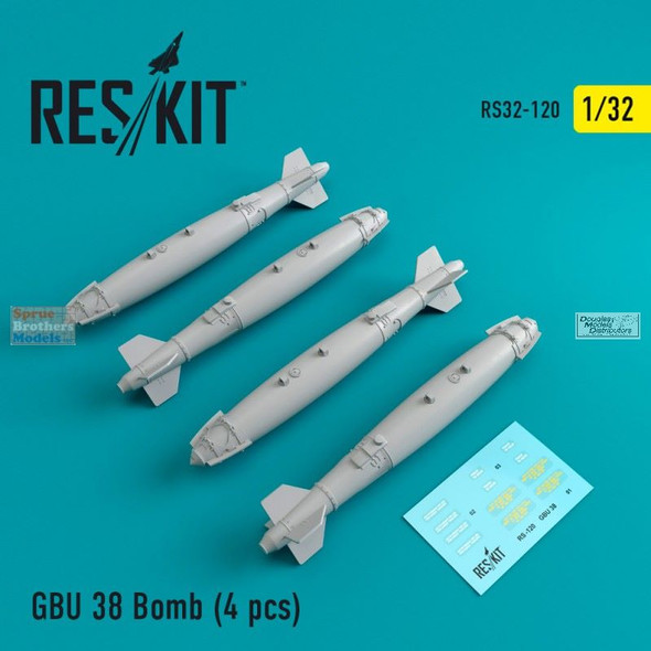 RESRS320120 1:32 ResKit GBU-38 Bomb Set