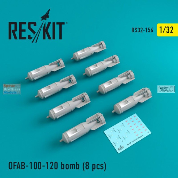 RESRS320156 1:32 ResKit OFAB-100-120 Bomb Set