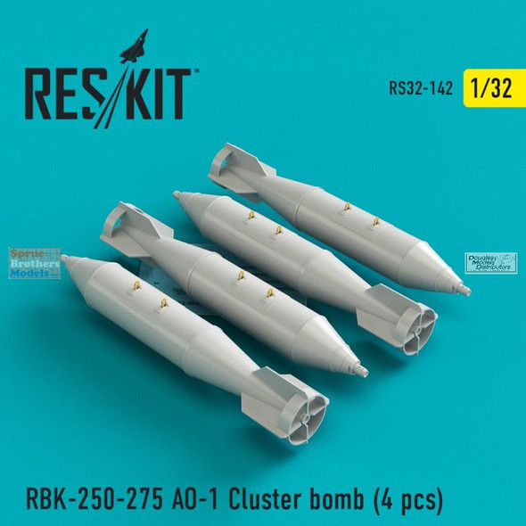 RESRS320142 1:32 ResKit RBK-250-275 A0-1 Cluster Bomb Set