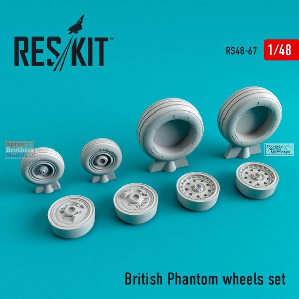 RESRS480067 1:48 ResKit British Phantom Wheels Set