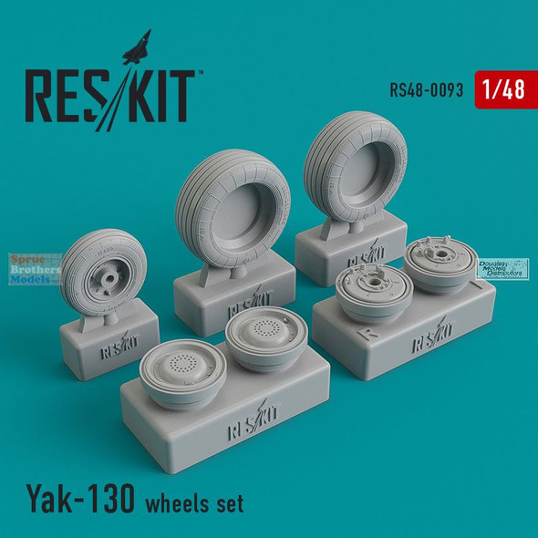 RESRS480093 1:48 ResKit Yak-130 Mitten Wheels Set