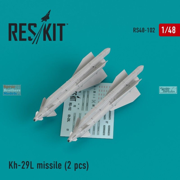 RESRS480102 1:48 ResKit Kh-29L / AS-14A Kedge Missile Set