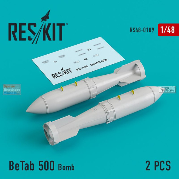 RESRS480109 1:48 ResKit BETAB 500 Bomb Set