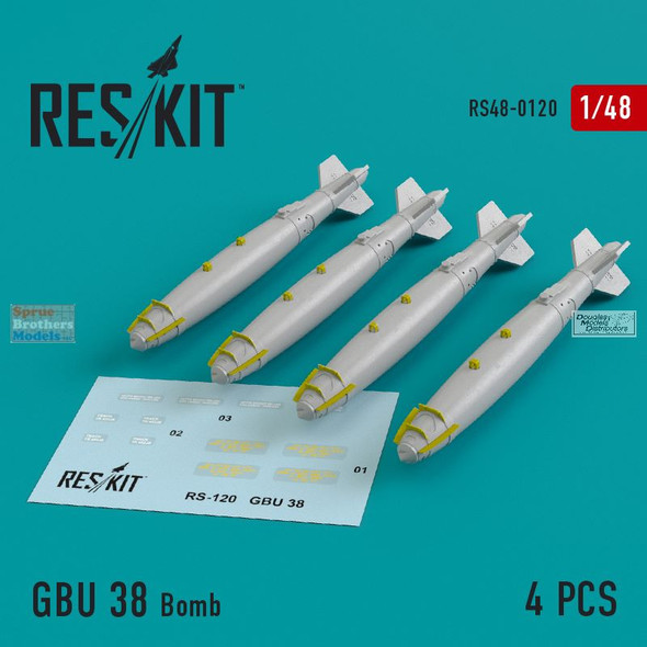 RESRS480120 1:48 ResKit GBU-38 Bomb Set
