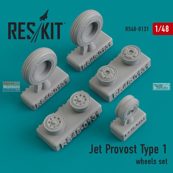 RESRS480131 1:48 ResKit Jet Provost Type 1 Wheels Set