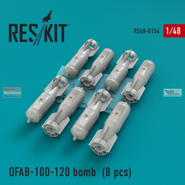 RESRS480156 1:48 ResKit OFAB-100-120 Bomb Set