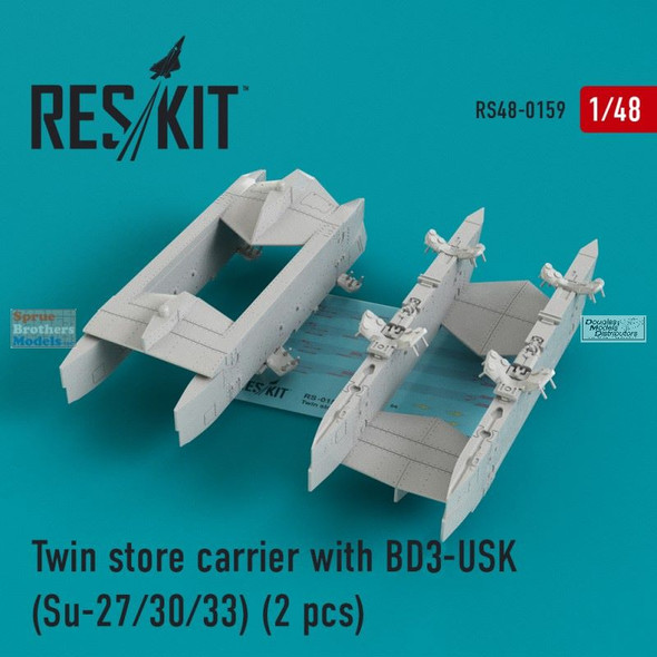 RESRS480159 1:48 ResKit Twin Store Carrier with BD3-USK