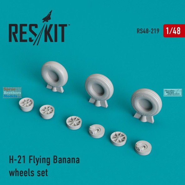 RESRS480219 1:48 ResKit H-21 Shawnee Wheels Set