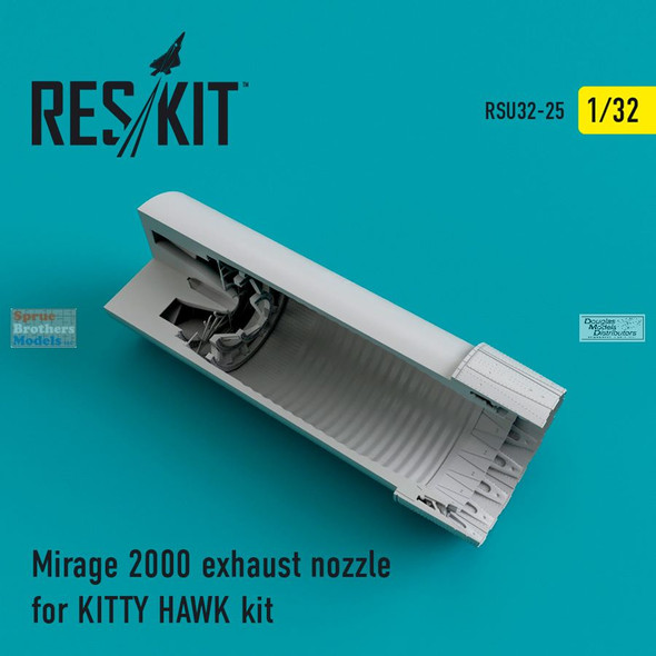 RESRSU320025U 1:32 ResKit Mirage 2000 Exhaust Nozzle (KTH kit)