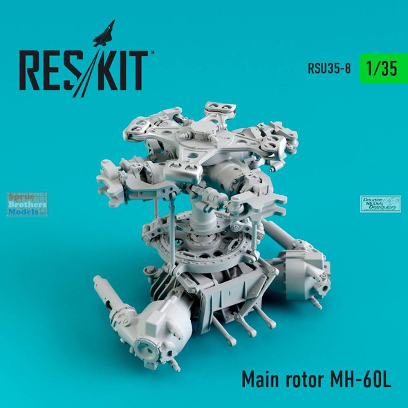 RESRSU350008U 1:35 ResKit MH-60L Blackhawk Main Rotor