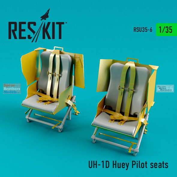 RESRSU350006U 1:35 ResKit UH-1D Huey Pilot Seats