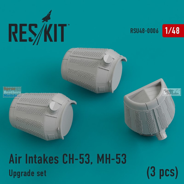 RESRSU480006U 1:48 ResKit CH-53 Super Stallion MH-53 Sea Dragon Air Intakes