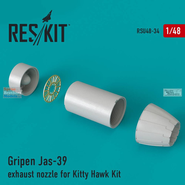 RESRSU480034U 1:48 ResKit JAS-39 Gripen Exhaust Nozzle (KTH kit)