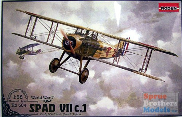 ROD604 1:32 Roden SPAD VIIC.1 #604