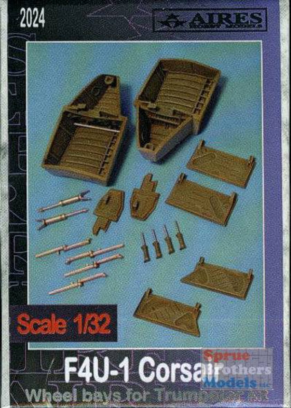 ARS2024 1:32 Aires F4U-1 Corsair Wheel Bay Set (TRP kit) #2024