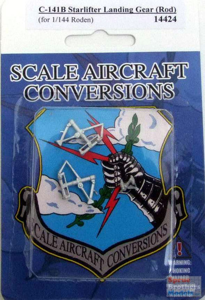 SAC14424 1:144 Scale Aircraft Conversions - C-141B Starlifter Landing Gear (ROD kit)