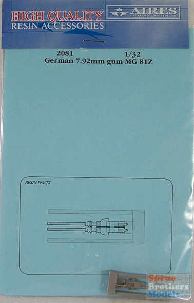 ARS2081 1:32 Aires German 7.92mm Gun MG 81Z  #2081