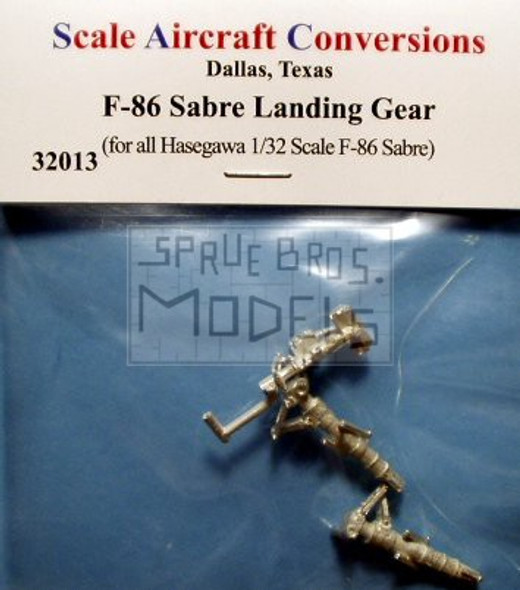 SAC32013 1:32 Scale Aircraft Conversions - F-86 Sabre Landing Gear (HAS kit) #32013