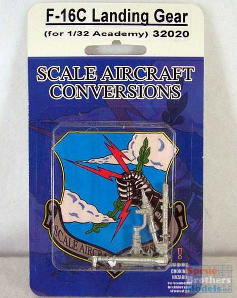 SAC32020 1:32 Scale Aircraft Conversions - F-16C Falcon Landing Gear (ACA kit) #32020