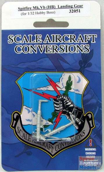 SAC32051 1:32 Scale Aircraft Conversions - Spitfire Vb Landing Gear (HBS kit) #32051