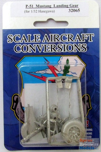 SAC32065 1:32 Scale Aircraft Conversions - P-51 Mustang Landing Gear (HAS kit) #32065