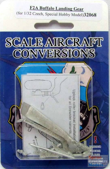 SAC32068 1:32 Scale Aircraft Conversions - F2A Buffalo Landing Gear (SPH/CZM kit)