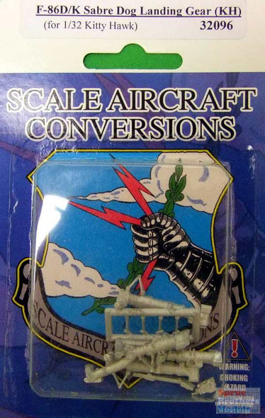 SAC32096 1:32 Scale Aircraft Conversions - F-86D F-86K Sabre Dog Landing Gear (KTH kit)