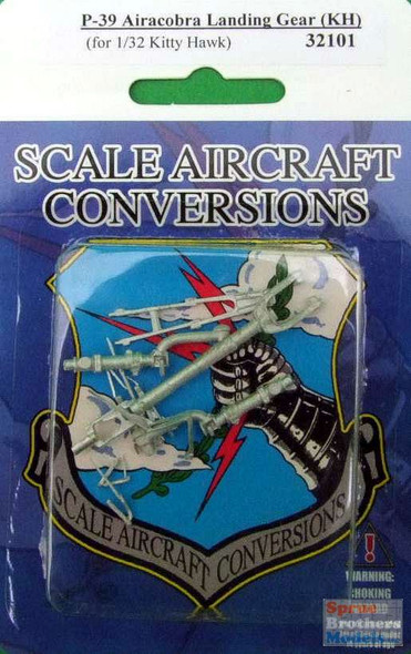 SAC32101 1:32 Scale Aircraft Conversions - P-39 Airacobra Landing Gear (KTH kit)