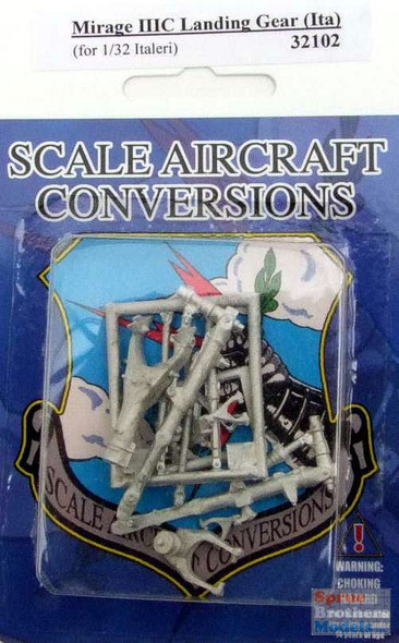 SAC32102 1:32 Scale Aircraft Conversions - Mirage IIIC Landing Gear (ITA kit)