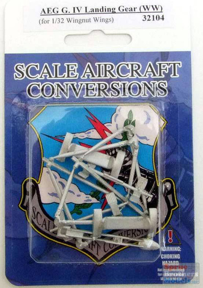 SAC32104 1:32 Scale Aircraft Conversions - AEG G.IV Landing Gear (WNW kit)