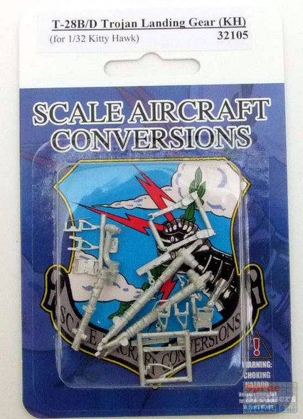 SAC32105 1:32 Scale Aircraft Conversions - T-28B T-28D Trojan Landing Gear (KTH kit)