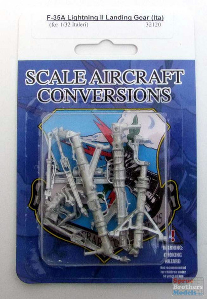 SAC32120 1:32 Scale Aircraft Conversions - F-35A Lightning II Landing Gear (ITA kit)