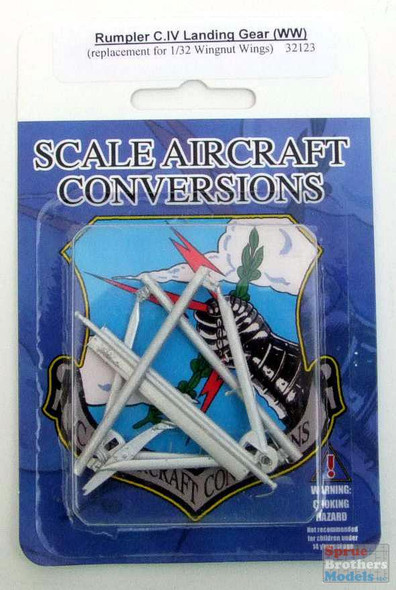 SAC32123 1:32 Scale Aircraft Conversions - Rumpler C.IV Landing Gear (WNW kit)