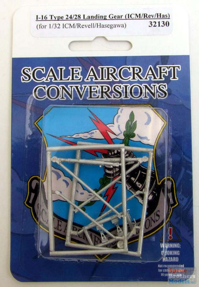 SAC32130 1:32 Scale Aircraft Conversions - I-16 Type 24/28 Landing Gear (REV/ICM/HAS kit)