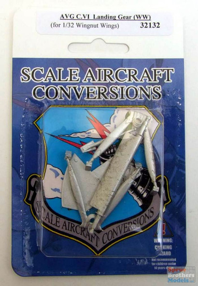 SAC32132 1:32 Scale Aircraft Conversions - LVG C.VI Landing Gear (WNW kit)