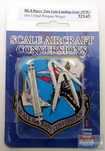 SAC32143 1:32 Scale Aircraft Conversions - RE.8 Harry Tate Late Landing Gear (WNW kit)