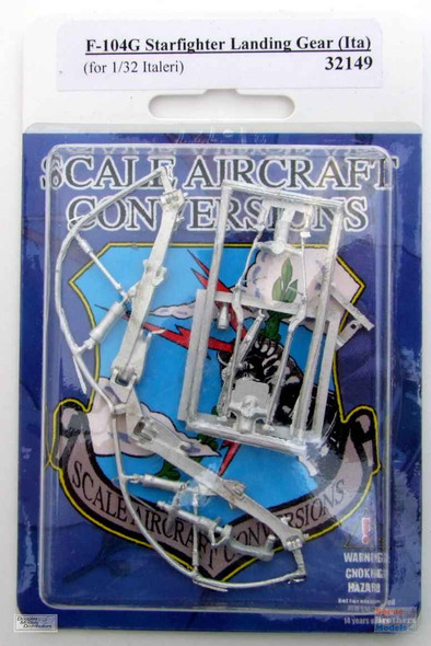 SAC32149 1:32 Scale Aircraft Conversions - F-104G (2-Seat) Starfighter Landing Gear (ITA kit)