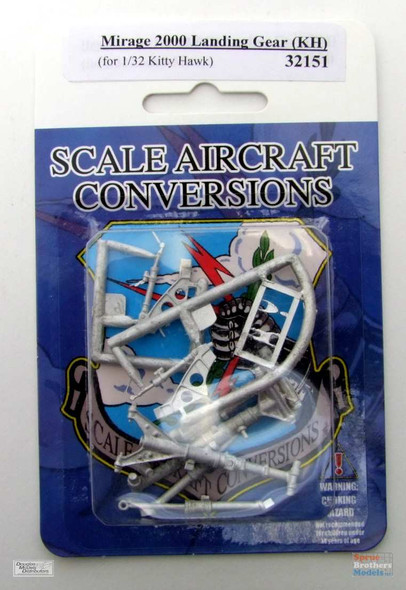 SAC32151 1:32 Scale Aircraft Conversions - Mirage 2000 Landing Gear (KTH kit)