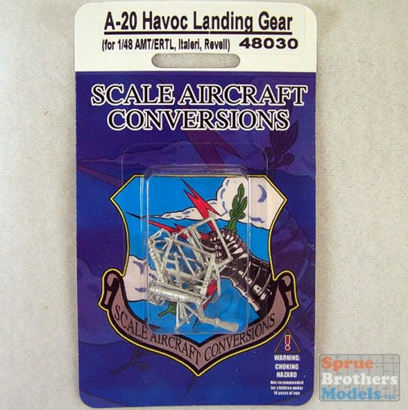 SAC48030 1:48 Scale Aircraft Conversions - A-20 Havoc Landing Gear (REV/ITA/AMT kit) #48030